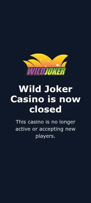 Wild Joker Casino mobile view